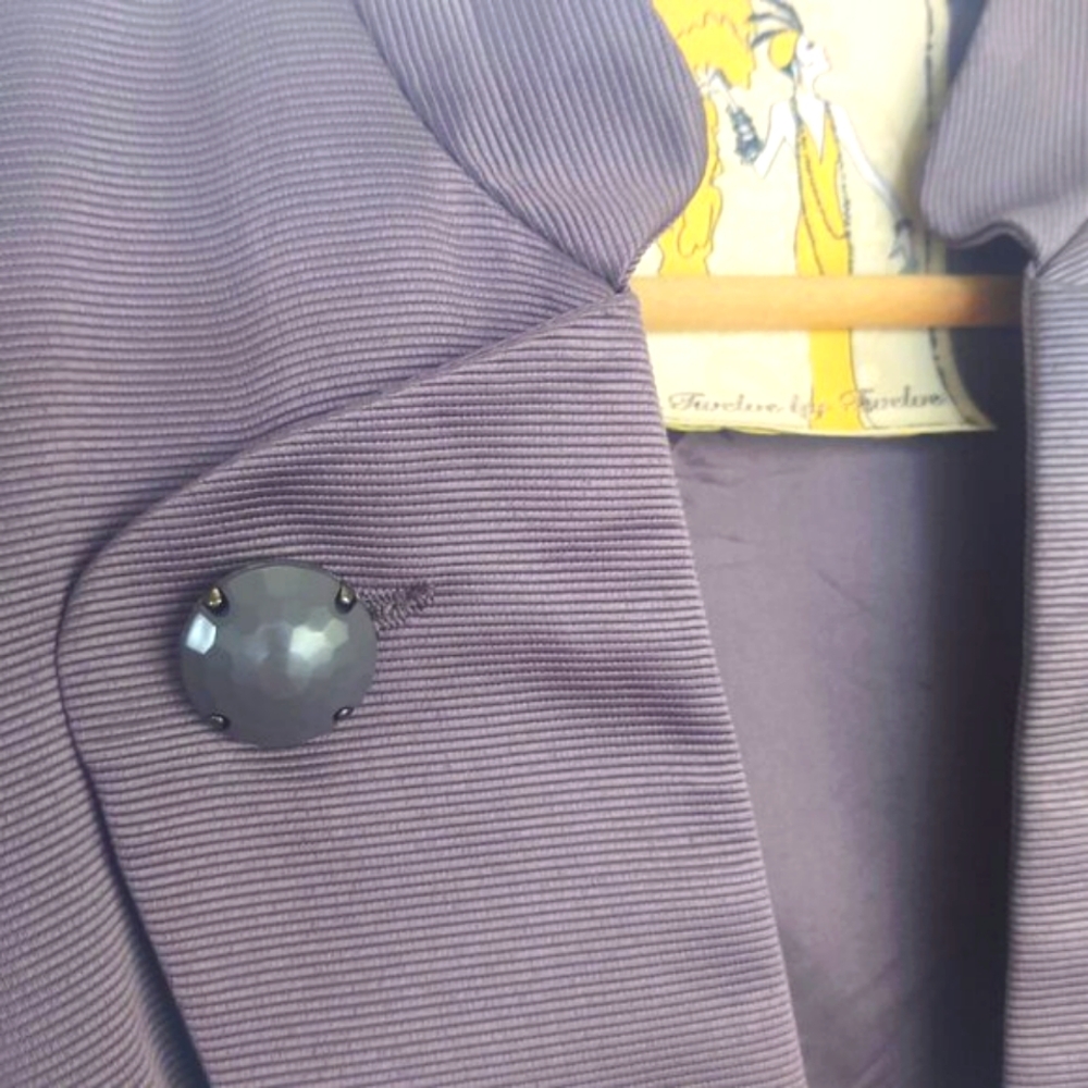 GreY-Jewel Belted Blazer-Jacket by 🕧 Twelve by Twelve ~ Size: S